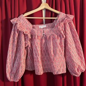 Emerson Fry Adelina Blouse - Rosey Organic size xs